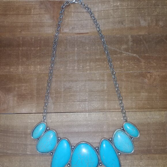 Paparazzi Primitive Blue Necklace - Picture 2 of 2